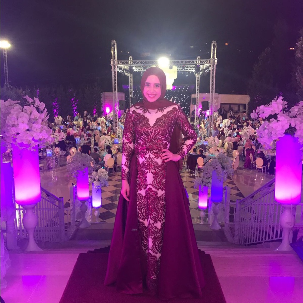 Custom Made Sequin Evening Gown - image 2